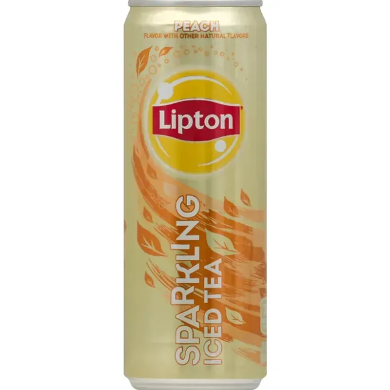 Lipton Peach Sparkling Iced Tea view 1