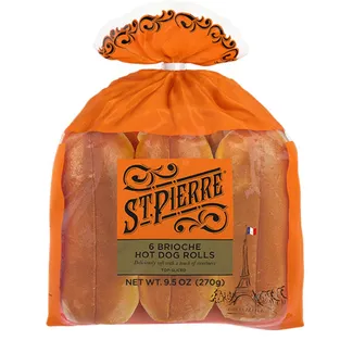 St. Pierre Brioche Hot Dog Buns