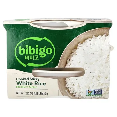 Bibigo Cooked Sticky White Rice 7.4 oz