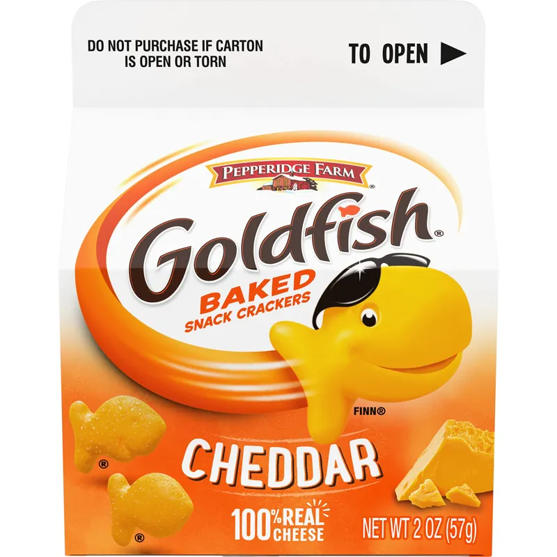 Pepperidge Farm Goldfish Baked Snack Crackers Cheddar view 1