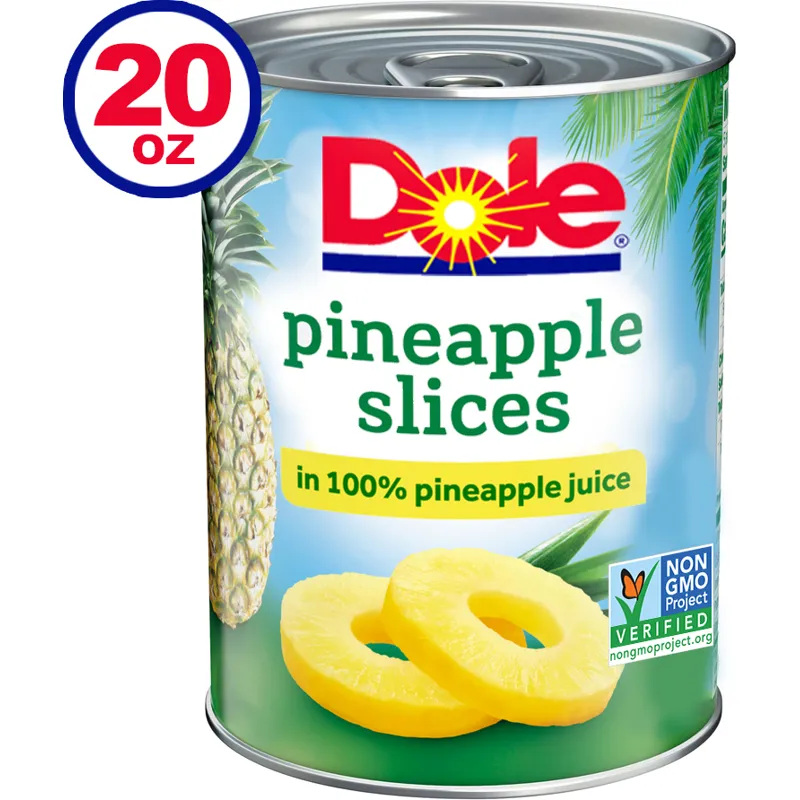 Dole Pineapple Slices in Pineapple Juice view 1