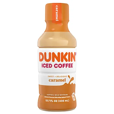 Dunkin' Caramel Iced Coffee 13.7 oz Bottle