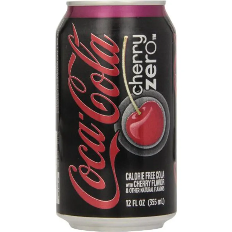 Coca-Cola Zero Calorie Free Cola Cherry view 1