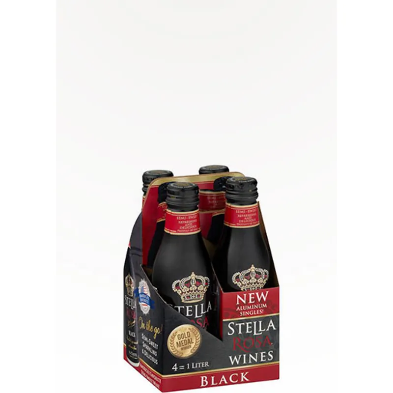 Stella Rosa Lorginale Black Red Wine Blend Sparkling Wine Aluminium view 1