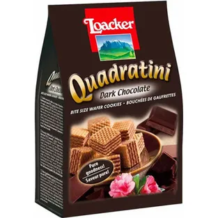 Loacker Quadratini Dark Chocolate Wafer