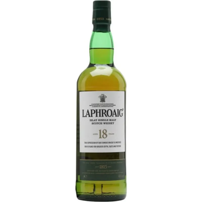 Laphroaig Islay Single Malt Scotch Whisky 18 Year view 1
