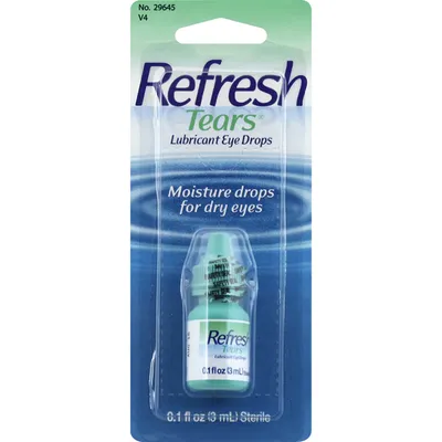 Refresh Tears Lubricant Eye Drops 0.1 oz Bottle