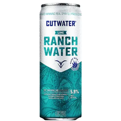Cutwater Lime Ranch Water 4pk 12oz Cans