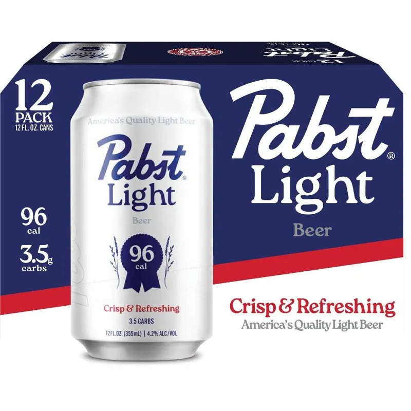 Pabst Blue Ribbon Light Beer view 1