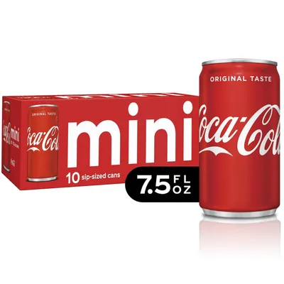 Coca-Cola Original Taste Mini Cans 10-pack 7.5 oz