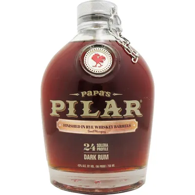 Papa's Pilar Dark Rum Finished in Rye Whiskey Barrels 750 mL