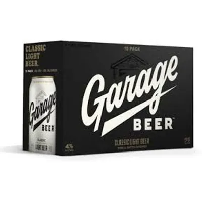 Garage Beer Classic Light Beer 12 Pack 12 oz Cans