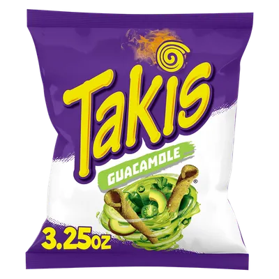 Takis Tortilla Chips, Guacamole, Mild 3.25oz Bag