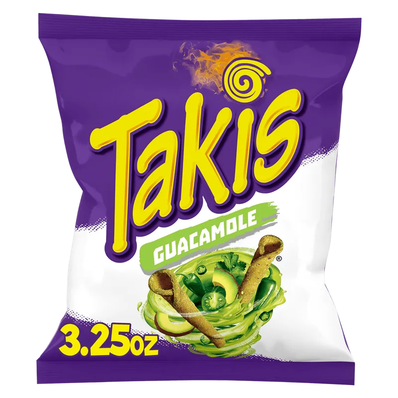 Takis Tortilla Chips, Guacamole, Mild view 1