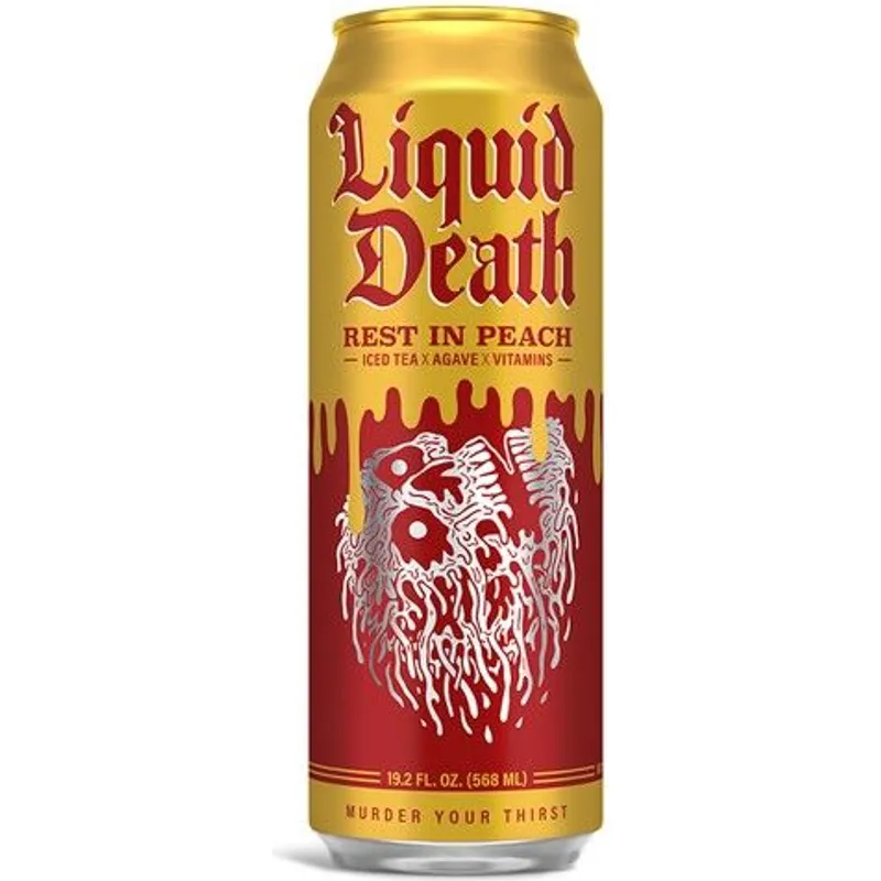 Liquid Death Rest In Peach Tea view 1