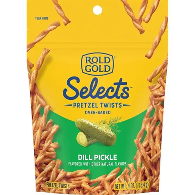 Rold Gold Selects Dill Pickle Pretzel Twists 4 oz Bag
