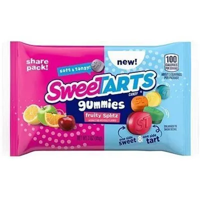 SweeTARTS Gummies Fruity Splitz 3 oz Bag