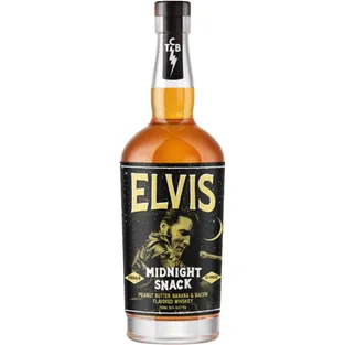 Elvis Midnight Snack Peanut Butter Banana & Bacon Flavored Whiskey
