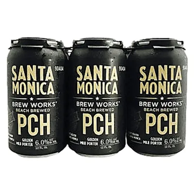 Santa Monica Brew Works PCH Golden Milk Porter 6-pack 12oz can