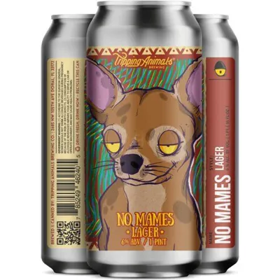 Tripping Animals No Mames Mexican Lager 4-pack 16 oz cans