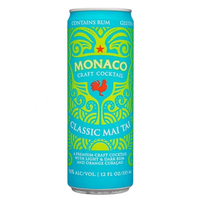 Monaco Classic Mai Tai 12 oz can