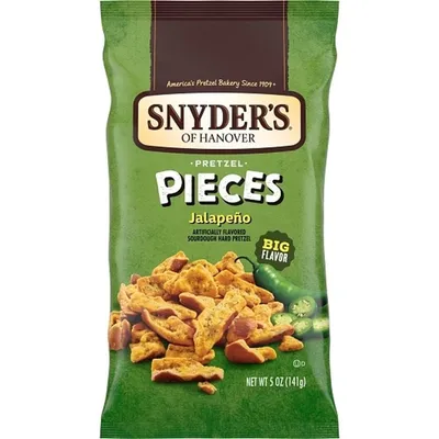 Snyder's of Hanover Jalapeno Pretzel Pieces 5 oz Bag