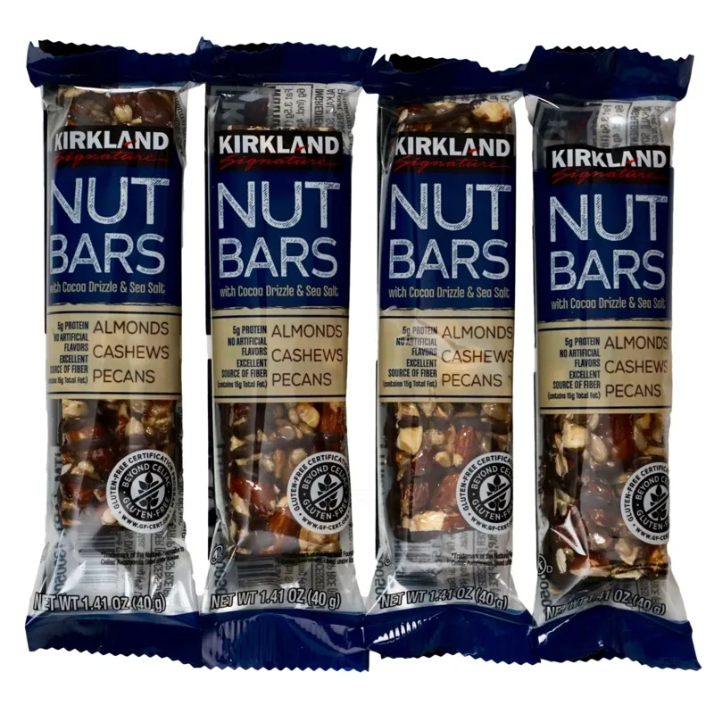 Kirkland Signature Nut Bars with Cocoa Drizzle & Sea Salt view 1