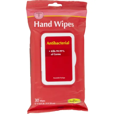 Lil' Drug Store Antibacterial Hand Wipes 30 count 30each Bag