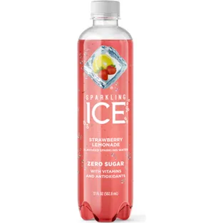 Sparkling Ice Strawberry Lemonade With Antioxidants And Vitamins