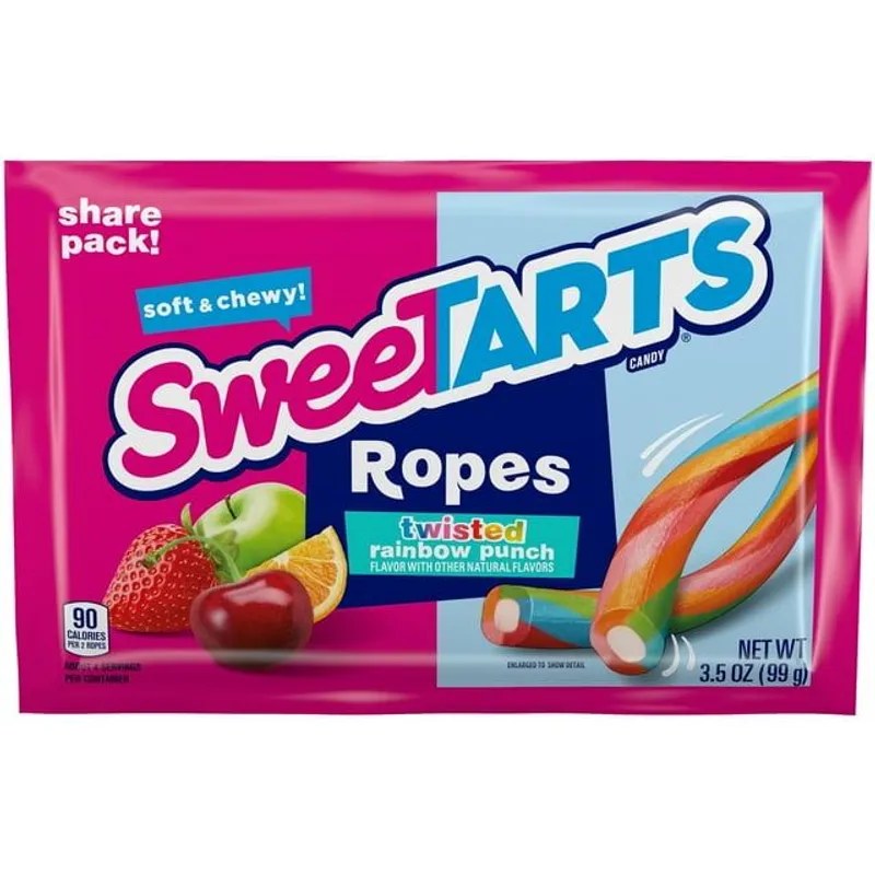 SweeTARTS Ropes Twisted Rainbow Punch Bag view 1