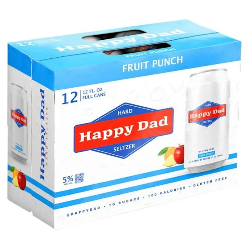 Happy Dad Hard Seltzer Fruit Punch view 1