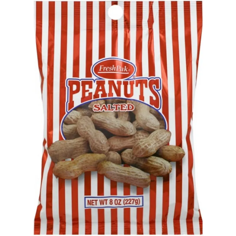 Fresh Pak Peanuts Salted in Shell view 1