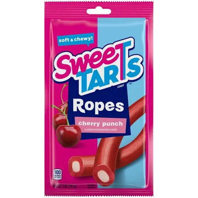 SweeTARTS Soft & Chewy Ropes Cherry Punch 5 oz Bag
