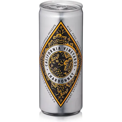 Francis Coppola Diamond Collection Canned Chardonnay 4x 250ml Cans