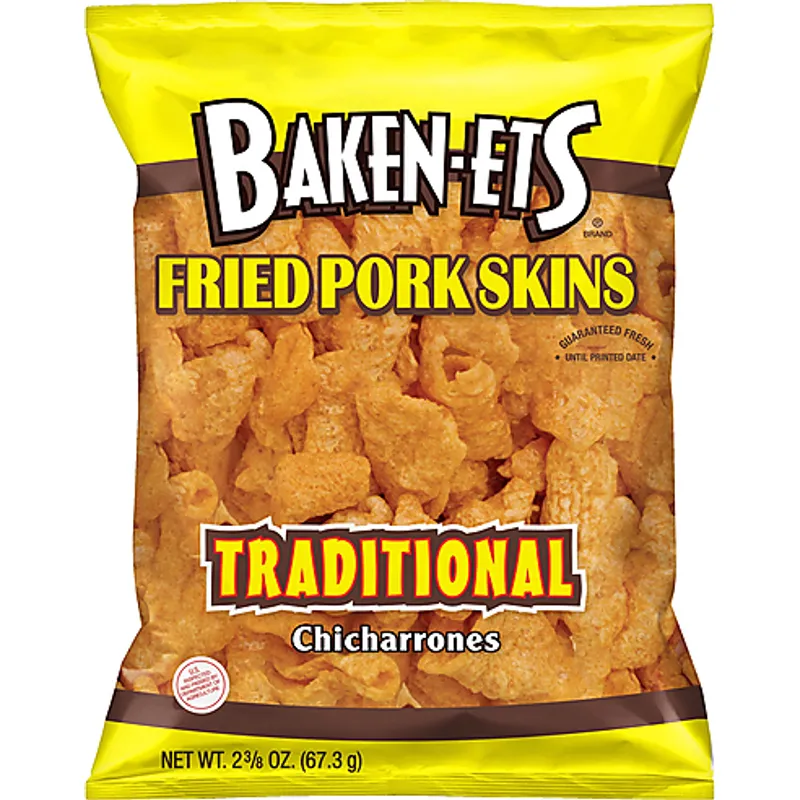 Baken-ets Fried Pork Skins Traditional view 1