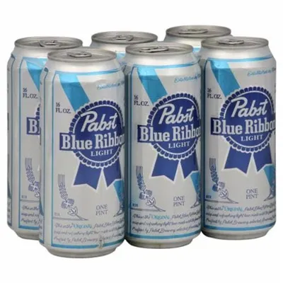 Pabst Blue Ribbon Light Beer 25 fl oz can
