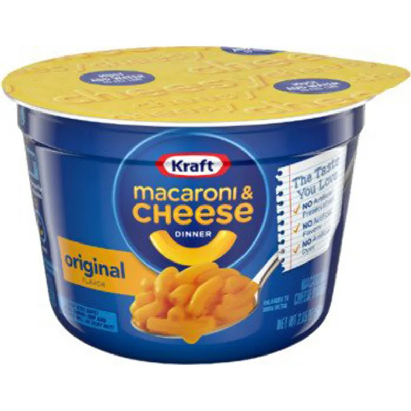 Kraft Easy Mac Original Flavor Macaroni and Cheese Cups view 1