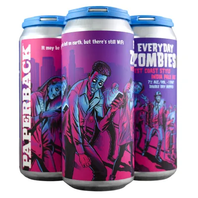 Paperback Brewing Everyday Zombies IPA 4x16oz cans