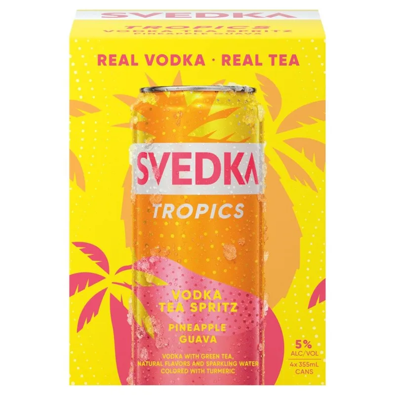 SVEDKA Tropics Pineapple Guava Vodka Tea Spritz view 1