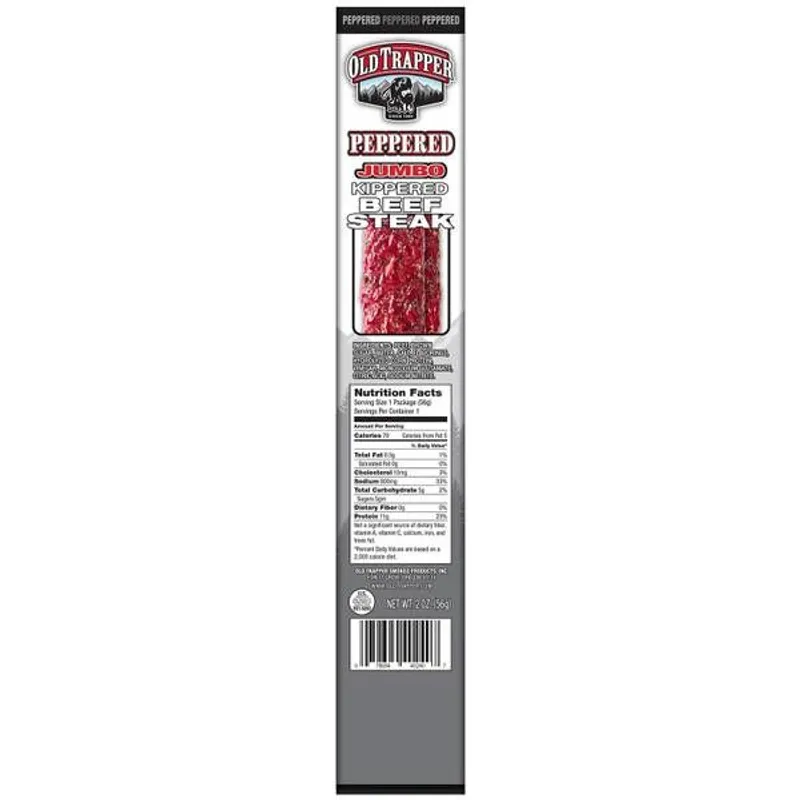 Old Trapper Peppered Kippered Beef Steak view 1