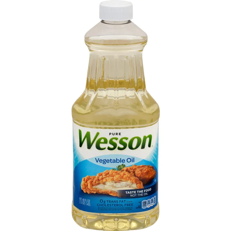 Wesson Pure Vegetable Oil Plastic view 1