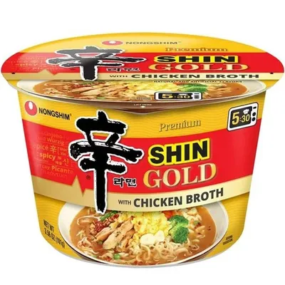 Nongshim Shin Gold Chicken Broth Noodle Soup 3.56 oz