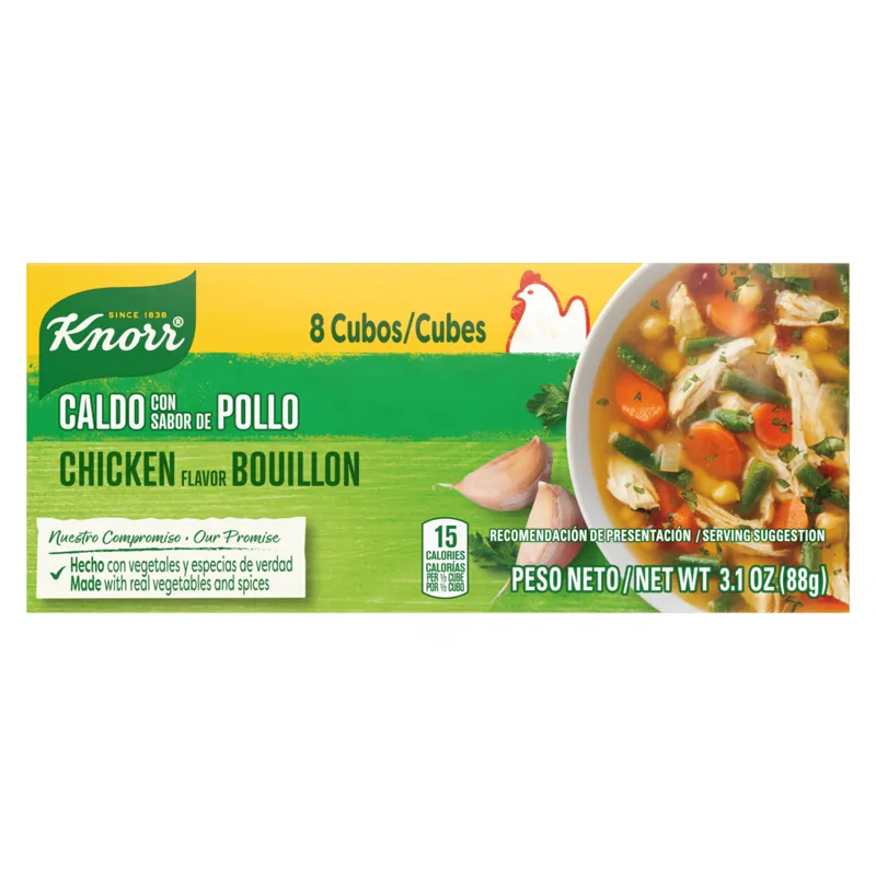 Knorr Chicken Bouillon Cubes Box view 1