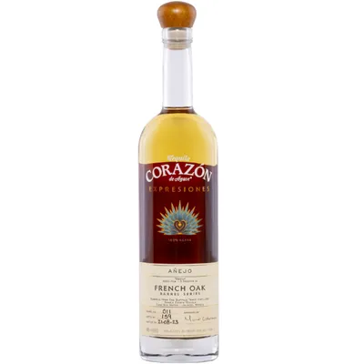 Corazon Expresiones French Oak Añejo Tequila 750 mL