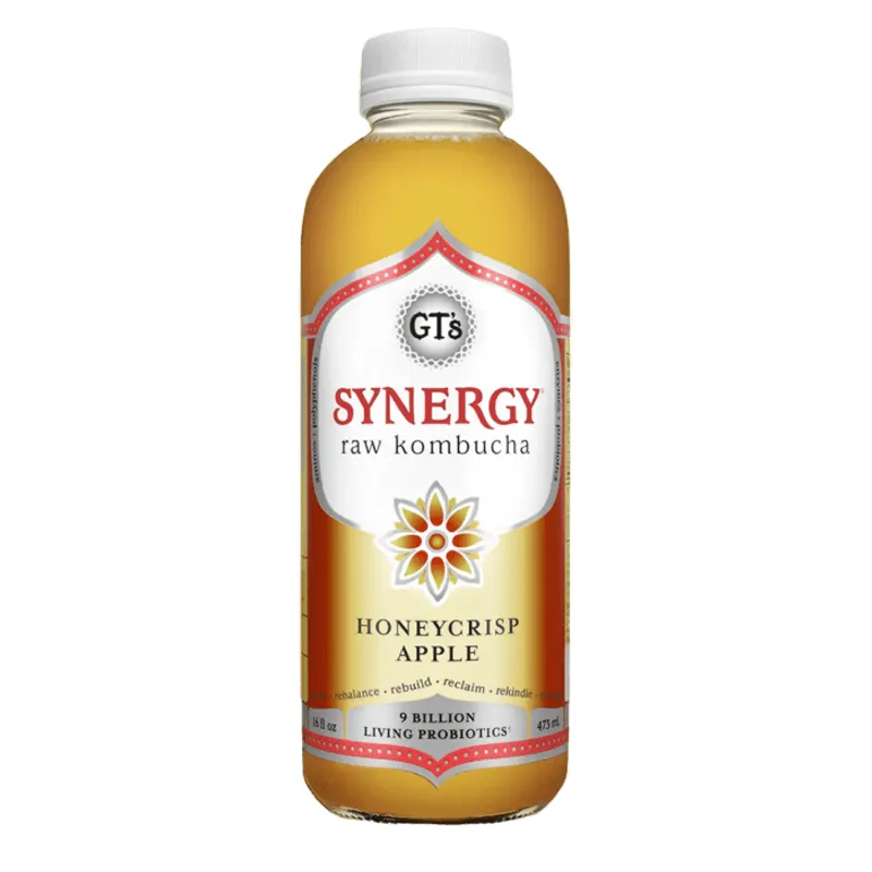 GT's Synergy Honeycrisp Apple Raw Kombucha view 1