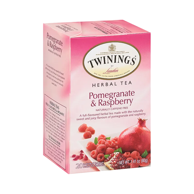 Twinings Pomegranate & Raspberry Herbal Tea view 1