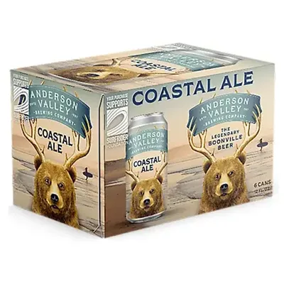 Anderson Valley Coastal Ale 6-pack 12 oz cans